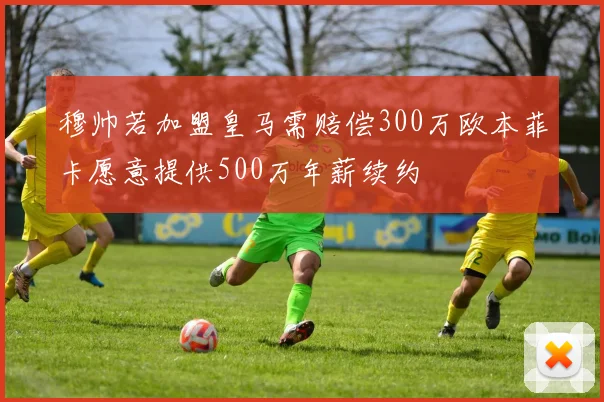 穆帅若加盟皇马需赔偿300万欧本菲卡愿意提供500万年薪续约